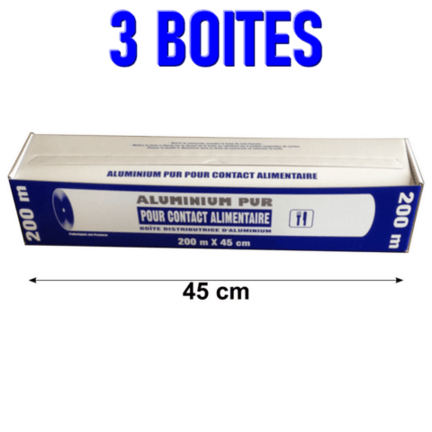 ALUMINIUM ALIMENTAIRE BOITE DISTRIBUTRICE 200M 00489L