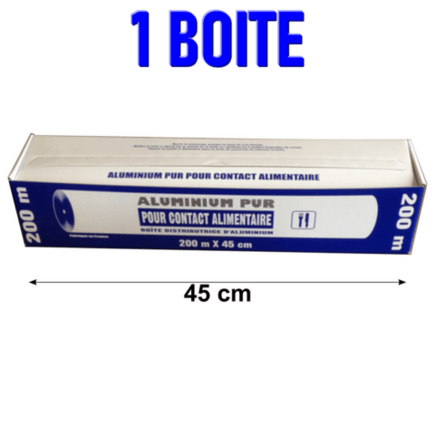 ALUMINIUM ALIMENTAIRE BOITE DISTRIBUTRICE 200M 00489U