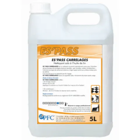 DETERGENT SOLS HUILE DE LIN ES'PASS CARRELAGES (5L)
