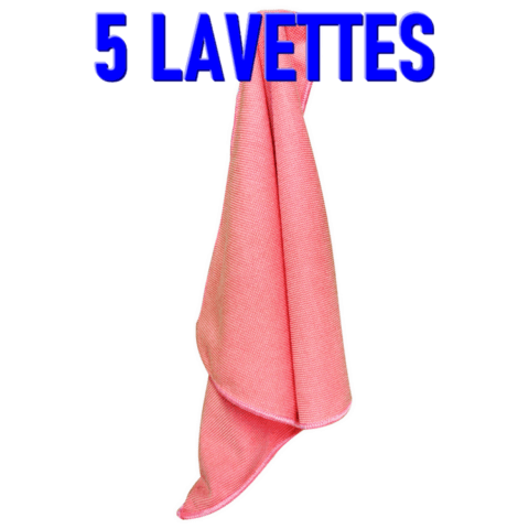 LAVETTE MULTI SURFACES USAGE LONG ROSE/ROUGE 01759U