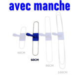 SUPPORT POUR FRANGE BALAYAGE A PLAT 60CM AVEC MANCHE